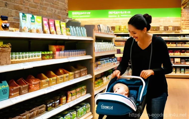 에코디자인 자격 취득 방법 - **Prompt 1: Conscious Consumers in a Sustainable Marketplace**
    "A vibrant, wide-angle shot of a ...