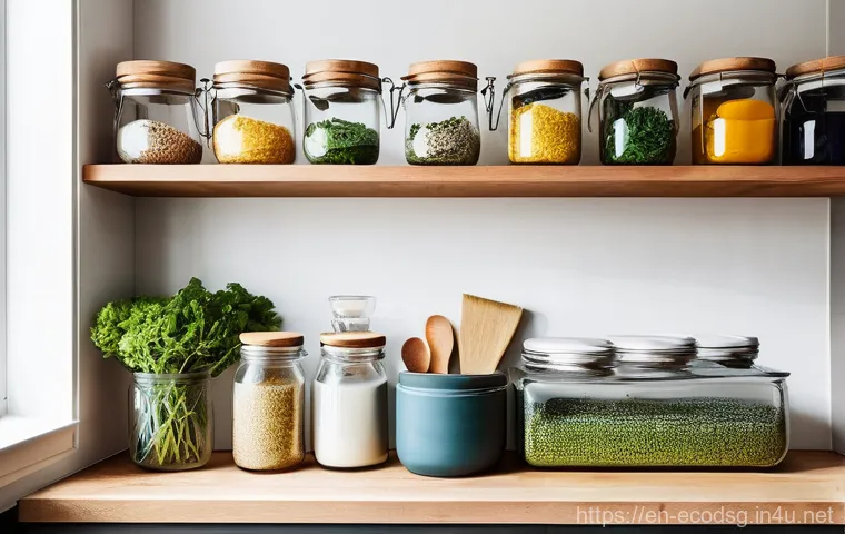 에코디자인 관련 유튜브 채널 추천 - A Mindful & Eco-Conscious Kitchen**
A brightly lit, modern kitchen with a minimalist aesthetic, emph...